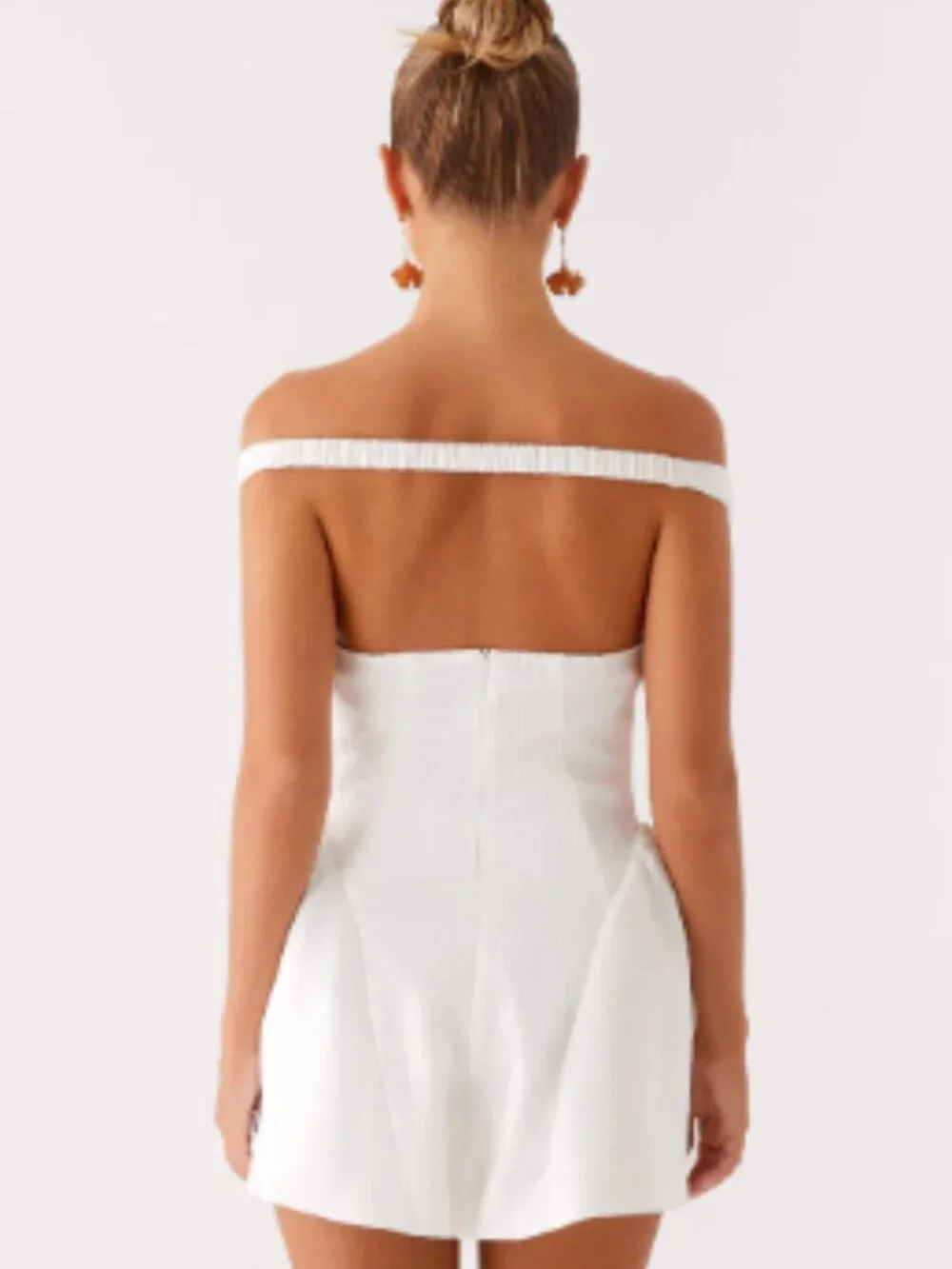 White Mini Dress - Picture 2 of 2